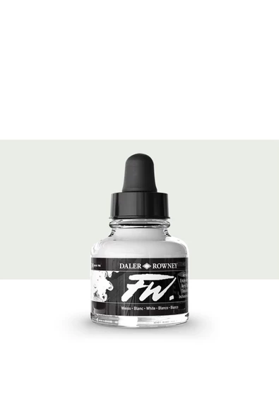 Daler Rowney FW Acrylic Artist Ink 29.5ml White 011