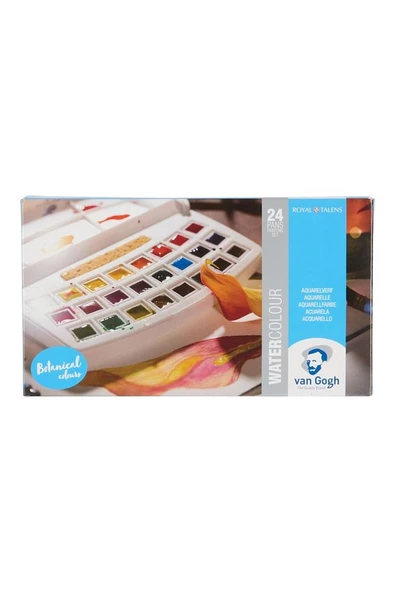 Van Gogh : Tablet Sulu Boya Seti : 24 Renk (botanic Renkler) (plastik Kutu) - 2