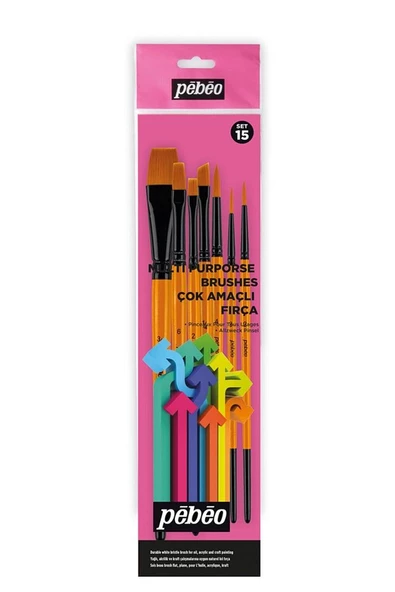 Pebeo 7 Li Akrilik Ve Yağlı Boya Başlangıç Detay Seti ( Set 15 )