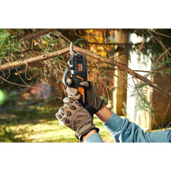 Worx Wg330e 20Volt 2.0A Li-İon Tek Akülü Profesyonel Kömürsüz Dal Budama Makası - 9
