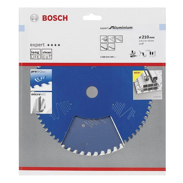 Bosch EXAL Daire Testere Bıçağı 210*30 mm 54 Diş G - 2608644109 - 2
