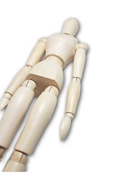 Ahşap Manken 50cm - 3