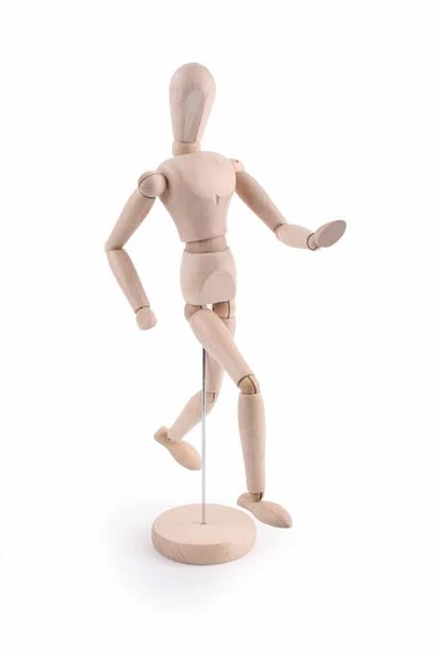 Art Tone Ahşap Model Manken Erkek Figürü 30cm - 2
