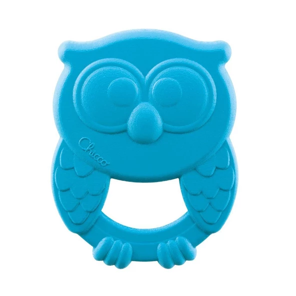 Chicco Owly Diş Kaşıyıcı 3-18 Ay - Mavi - Resim 2