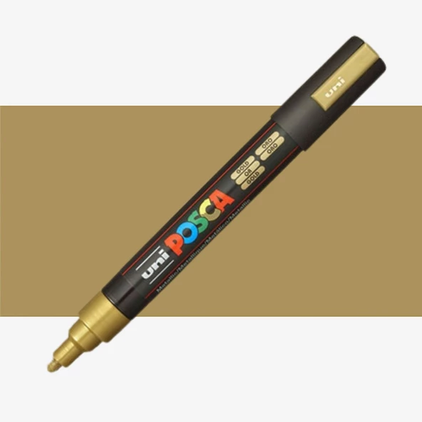 Uni Posca Marker PC-5M (1.8-2.5mm) Altın