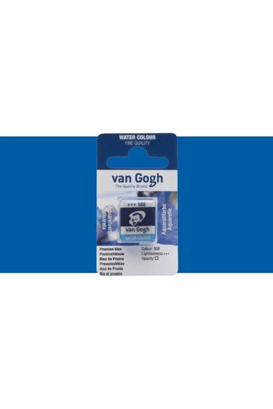 Van Gogh Sulu Boya Prussian Blue 508 (Yarım Tablet)