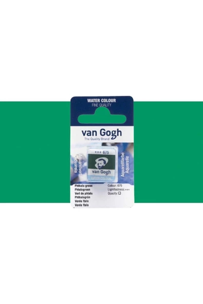 Van Gogh Sulu Boya Phthalo Green 675 (Yarım Tablet)