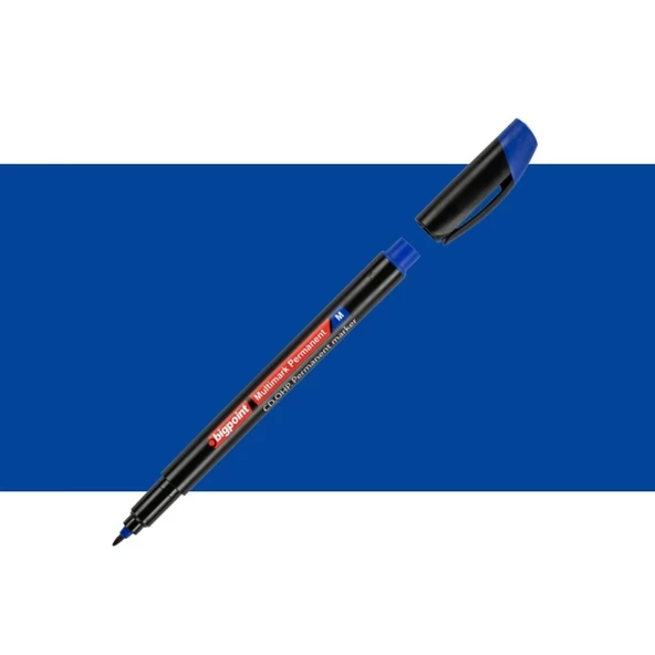 Bigpoint Permanent Marker (Asetat) Kalem M 1,0 Mavi