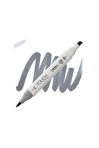 Shinhan Art TOUCH TWIN BRUSH PEN : Çift Taraflı Marker : CG6 Cool grey