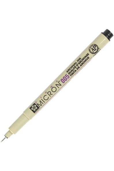 Sakura Pigma Micron Teknik Çizim Kalemi 005 Siyah 0,20mm - 1
