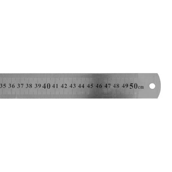 Art tone Profesyonel Metal Çelik Cetvel - 50cm - 2