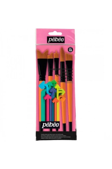 Pebeo Fırça Seti:19 - 5li Waterbrush Suluboya Fırçası