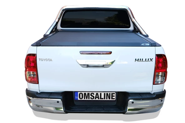 Toyota Hilux Omback Sürgülü Bagaj Kapama Orijinal Rollbar için Siyah 2015-2020 Arası - 3