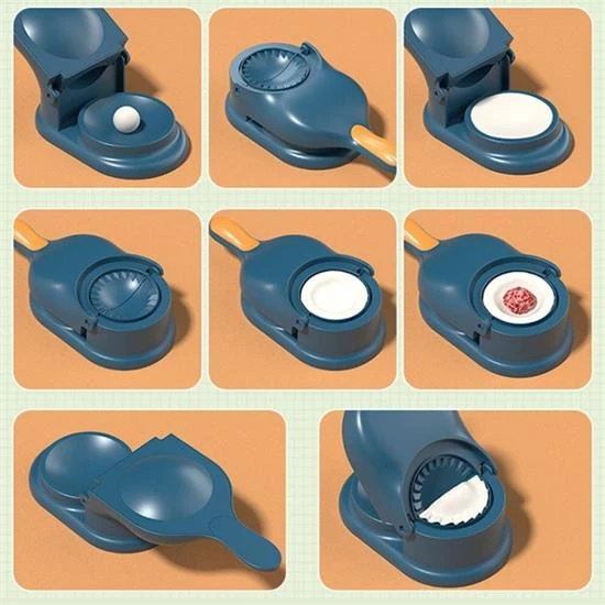 BUFFER® Pratik Hamur Açıcı Mantı Börek Poğaça Hamuru Açma Aparatı Mantı Makinesi - 5
