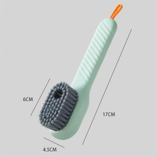 BUFFER® Çok Amaçlı Deterjan Hazneli Pratik Ayakkabı, Bot Temizleme Yıkama Fırçası - 7