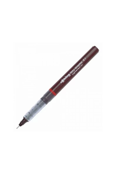 Rotring Tikky Graphic Teknik Çizim Kalemi Siyah 0.1mm