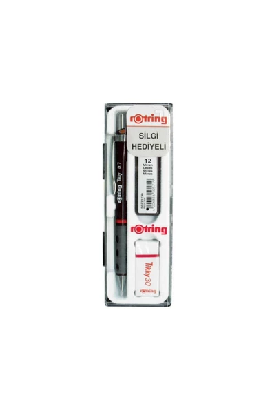 Rotring Tikky Versatil Uçlu Kalem Set 0,7mm Bordo