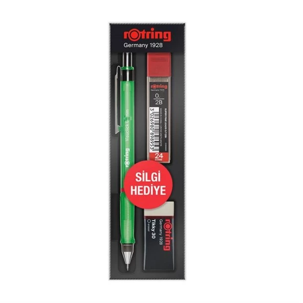 Rotring Visuclick Versatil Uçlu Kalem Okul Seti 0.5mm Yeşil