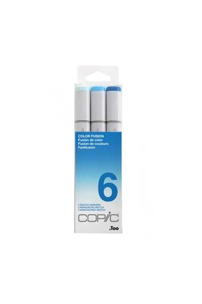 Copic Sketch Marker 3lü Set Color Fusion 6
