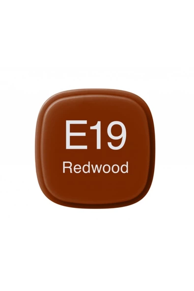 Copic Marker Kalemi E19 Redwood