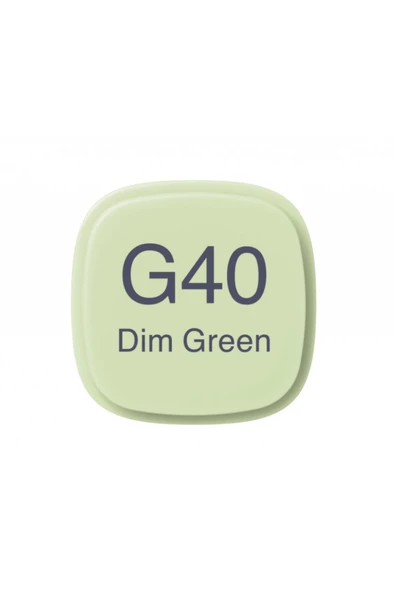 Copic Marker Kalemi G40 Dim Green