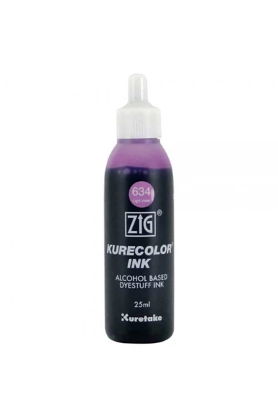 Zig Kurecolor Refill Ink Mürekkep 25ml 634 Light Violet