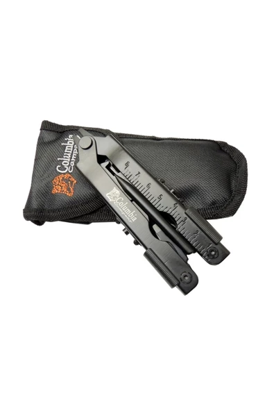 Columbia Np 1020 A Siyah Imha Pensesi 17cm - Çok Amaçlı, Metal Gövde (multitool), Kılıflı - 3