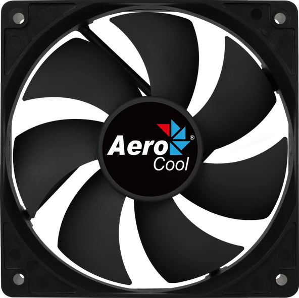 AEROCOOL Force 12cm PWM 4Pin Siyah Sessiz Hız Ayarlı Fan AE-CFFR120PBK