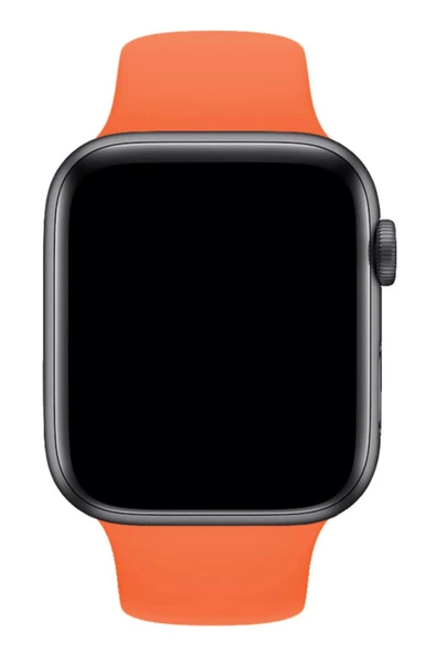 Fuchsia Apple Watch Uyumlu Spor Kordon 42 - 44 mm M/L Ölçülerinde Yumuşak Silikon Rahat Kordon - Resim 7