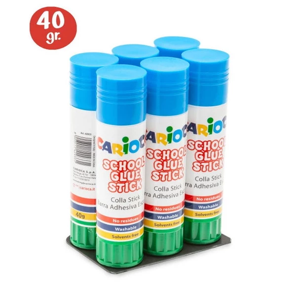 Carioca Stick Yapıştırıcı 40 gr 6lı Kutu