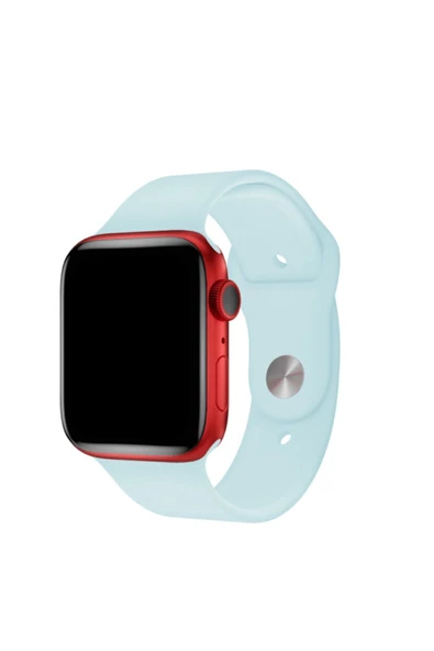Fuchsia Apple Watch Uyumlu Spor Kordon 38 - 40 mm S/M Ölçülerinde Yumuşak Silikon Rahat Kordon - 11