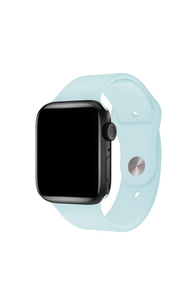 Fuchsia Apple Watch Uyumlu Spor Kordon 38 - 40 mm S/M Ölçülerinde Yumuşak Silikon Rahat Kordon - 9