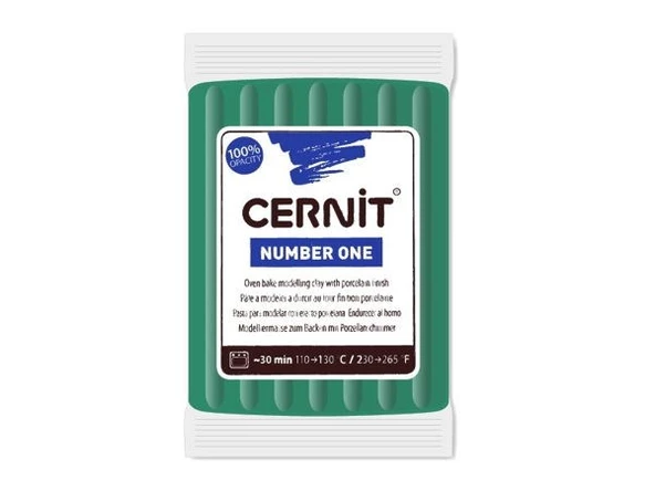 Cernit Number One Polimer Kil 56 gr 600 Green