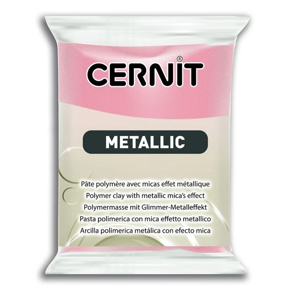 Cernit Metallic Polimer Kil 56 gr 052 PINK GOLD