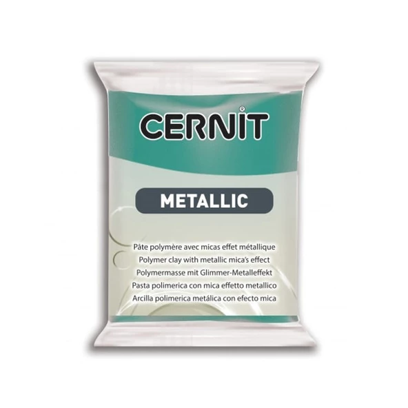Cernit Metallic Polimer Kil 56 gr 676 Turquoise