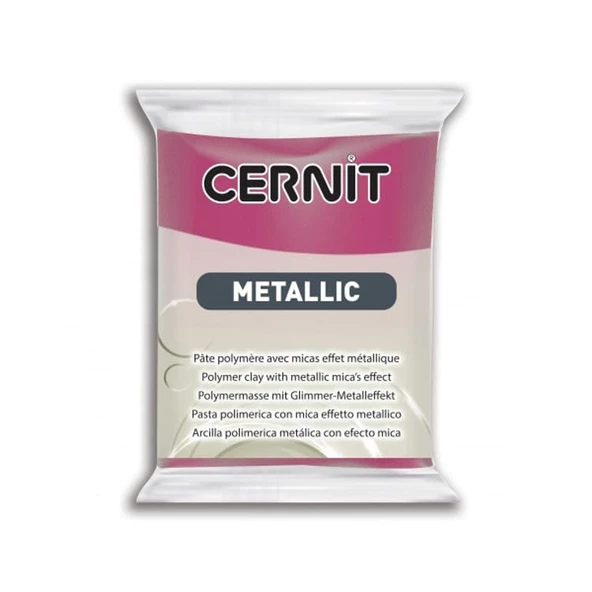 Cernit Metallic Polimer Kil 56 gr 460 Magenta