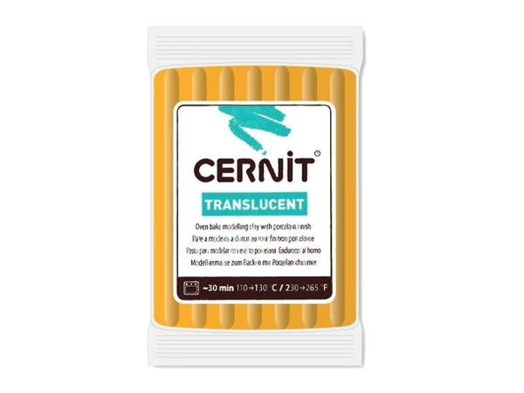 Cernit Translucent (Transparan) Polimer Kil 56 gr 721 Amber