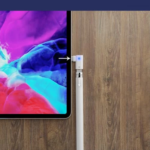 Polham L Tipi Apple Pencil Kalem Şarj Adaptörü, Type C To Lightning Çevirici Dönüştürücü, Gösterge Işıklı - 4