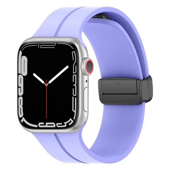 FitCase Apple Watch 42/44/45/49 mm Uyumlu SPG Soft Silikon Kordon - 3