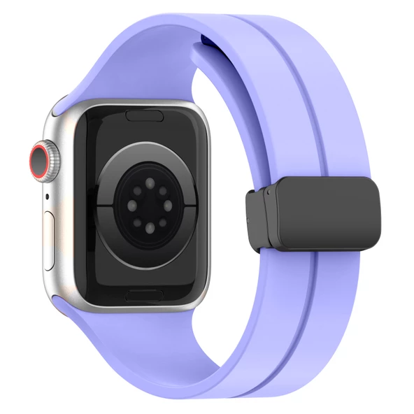 FitCase Apple Watch 42/44/45/49 mm Uyumlu SPG Soft Silikon Kordon - 4