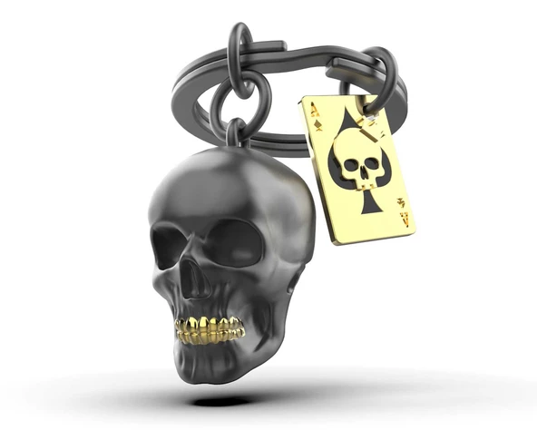 Metalmorphose Skull Anahtarlık - Resim 2