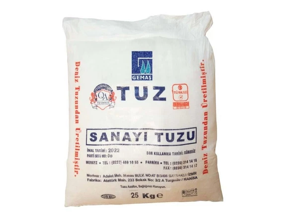 Gemaş  Granül Tuz 25kg Tuz-Klor Jeneratörleri için