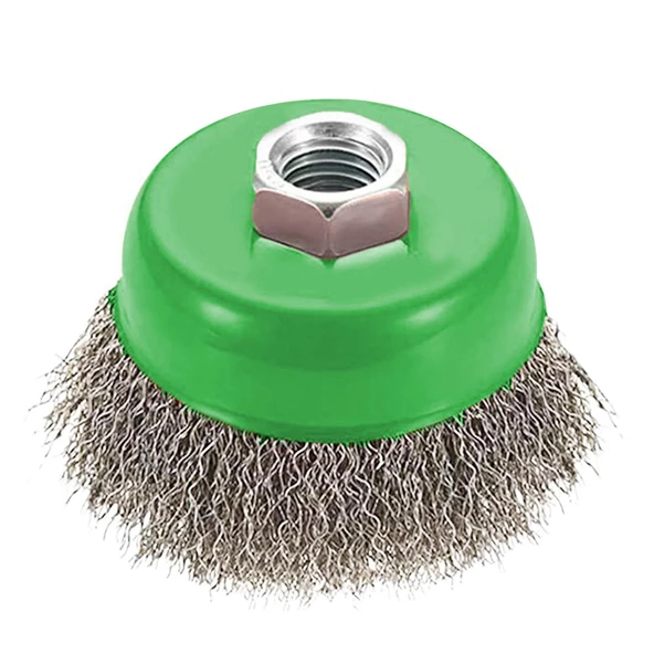 Saçaklı Çanak Fırça Paslanmaz 65 mm M14 - Resim 7