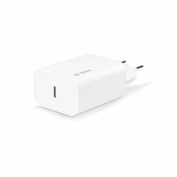 Ttec 2SCS26B SmartCharger PD 30W USB-C Seyahat Hızlı Şarj Aleti Beyaz