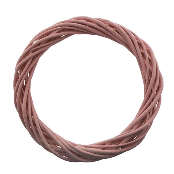 25cm Kapı Süsü Çelengi Doğal Ahşap - 4