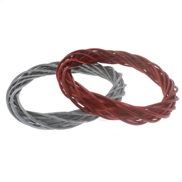 25cm Kapı Süsü Çelengi Doğal Ahşap - 8