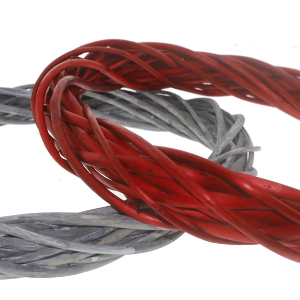 25cm Kapı Süsü Çelengi Doğal Ahşap - 9