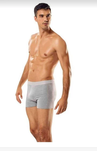 TUTKU 0114 ERKEK LİKRALI BOXER ŞORT 3 ADET - 2