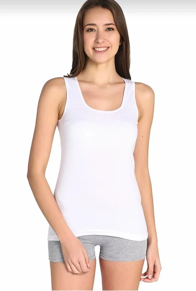 TUTKU 0136 BAYAN RİBANA KALIN ASKILI ATLET 12 ADET ürün görseli