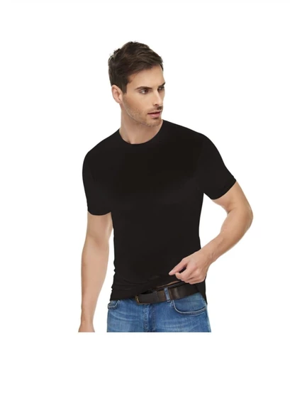 TUTKU ELİT 1301 ERKEK ELESTAN SIFIR YAKA ATLET 12 ADET - Resim 2